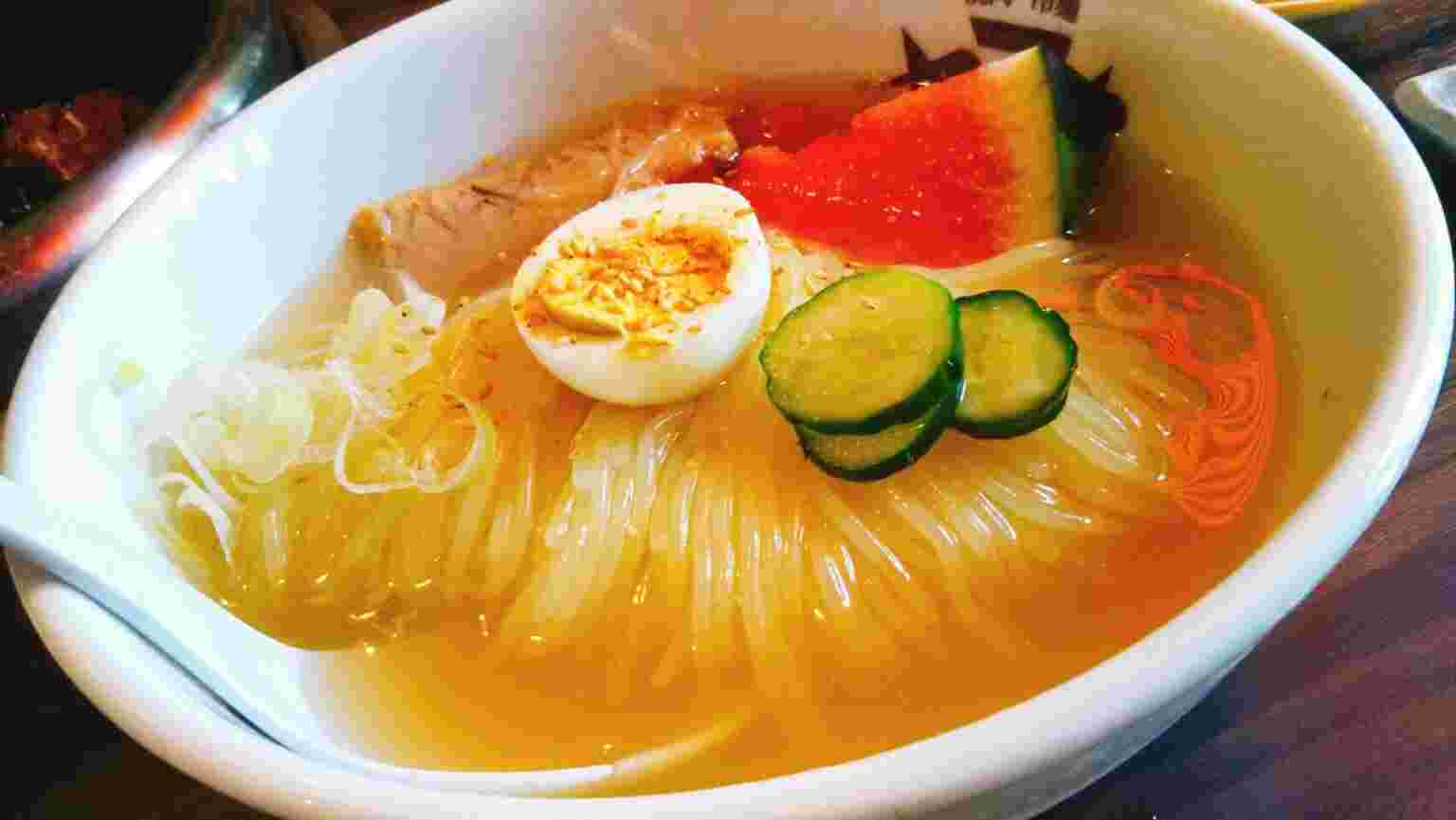 韓国料理屋ならではの冷麺