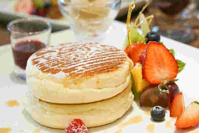 円山ぱんけーきのパンケーキ