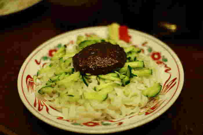 麺とソースが相性抜群のじゃじゃ麺