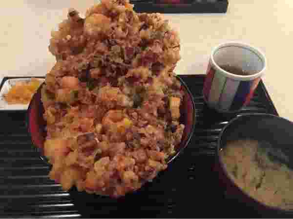 かき揚げ天丼