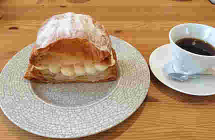 モリエールカフェのミルフィーユ