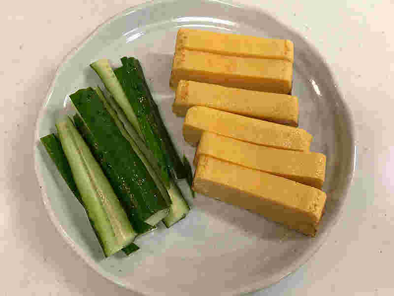 甘辛い卵焼き
