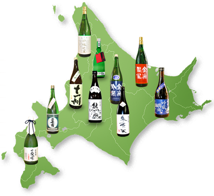 北海道の酒蔵マップ