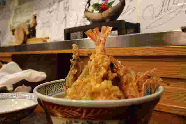 老舗の天丼