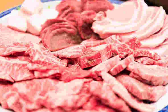 肉の盛り合わせ