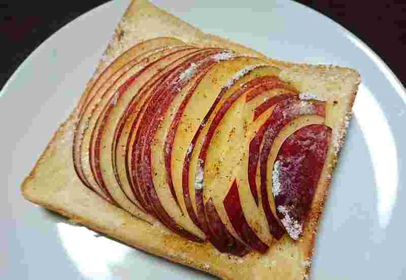 アップルパイ風りんごトースト