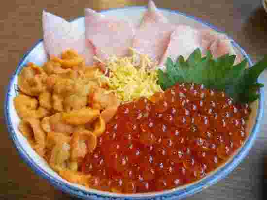 海鮮丼のアップ