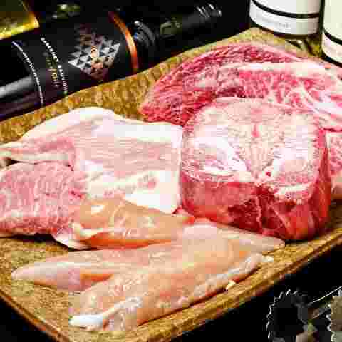 豚肉、牛肉、鶏肉
