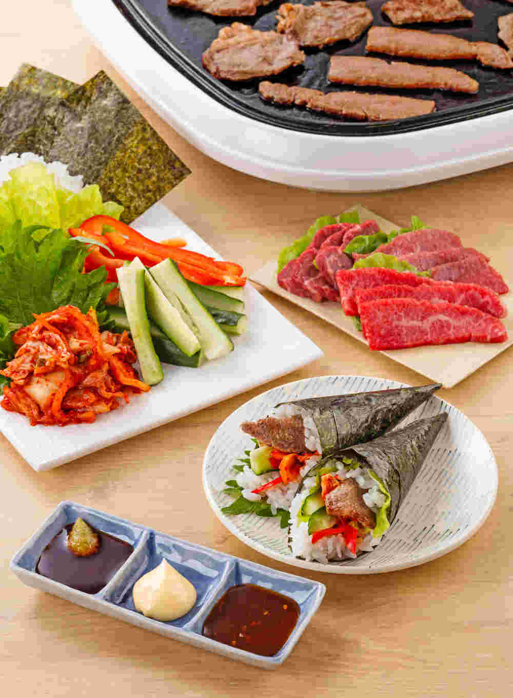 焼肉手巻き寿司パーティー
