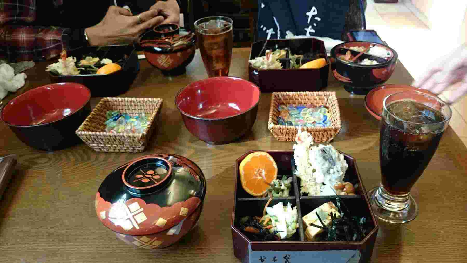 わんこそばのセッティング