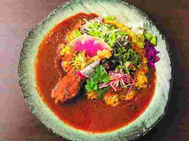 大阪北新地「スパイスカレーシナジー」の週替わりキーマカレー画像