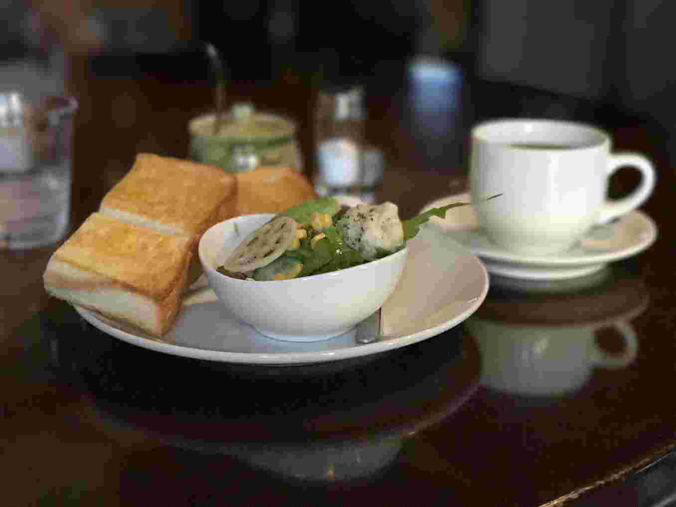 喫茶想苑のモーニングセット