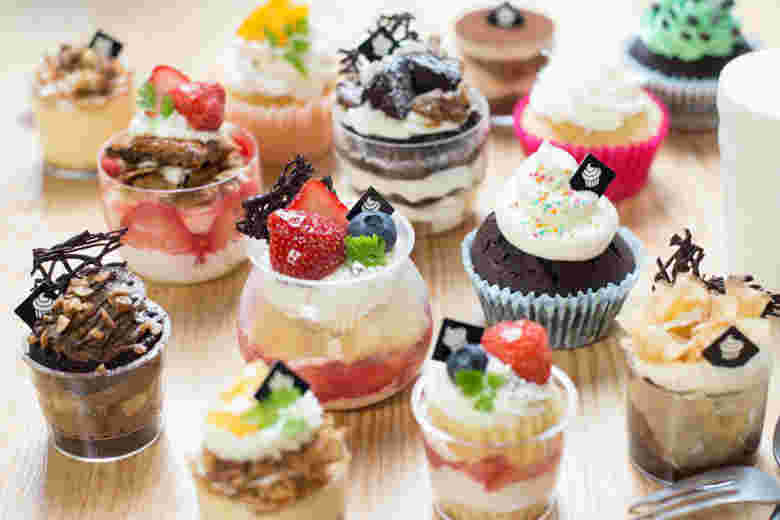 たくさんのケーキ