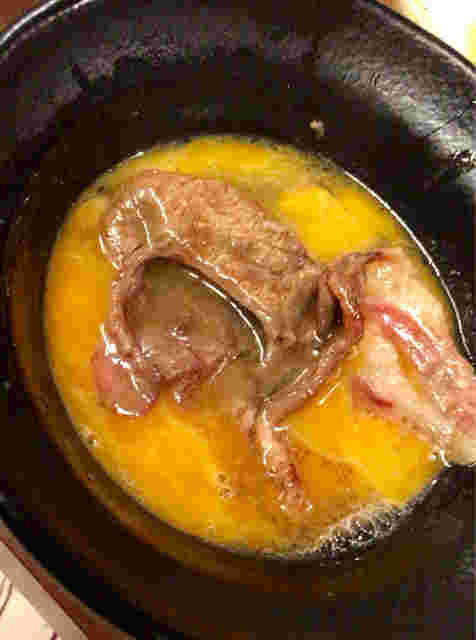 焼きしゃぶ卵付き