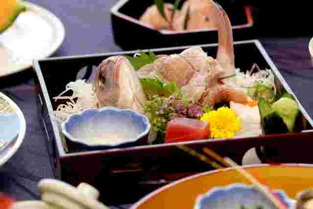 海鮮料理の一品
