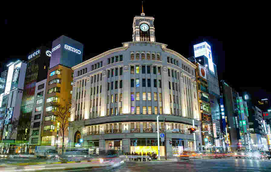 銀座の街並み