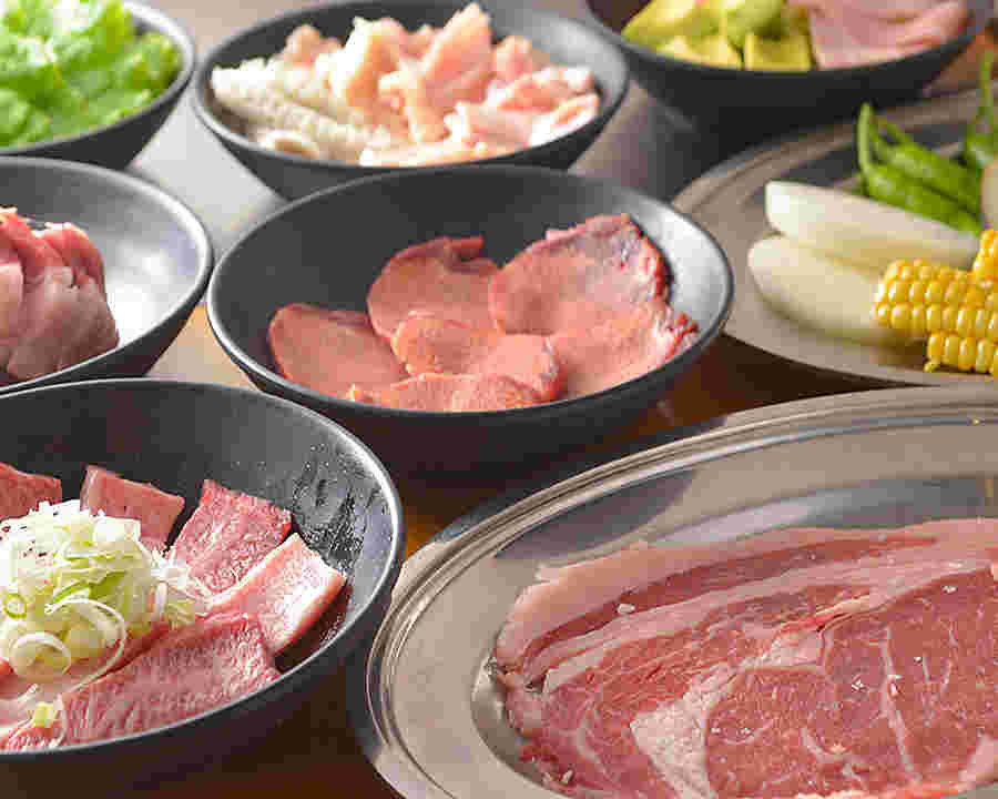 焼肉風風亭の焼肉食べ放題の肉