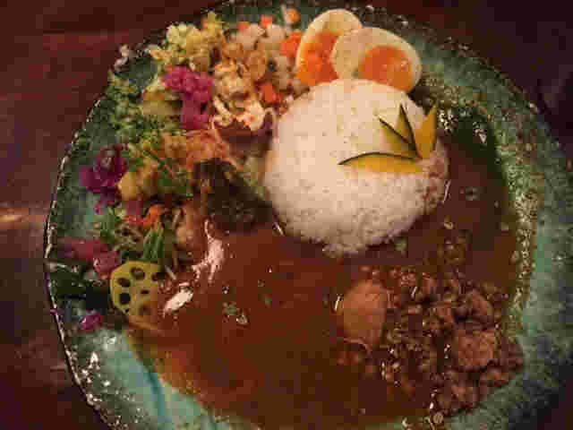 ボタニカ店あいがけカレー画像