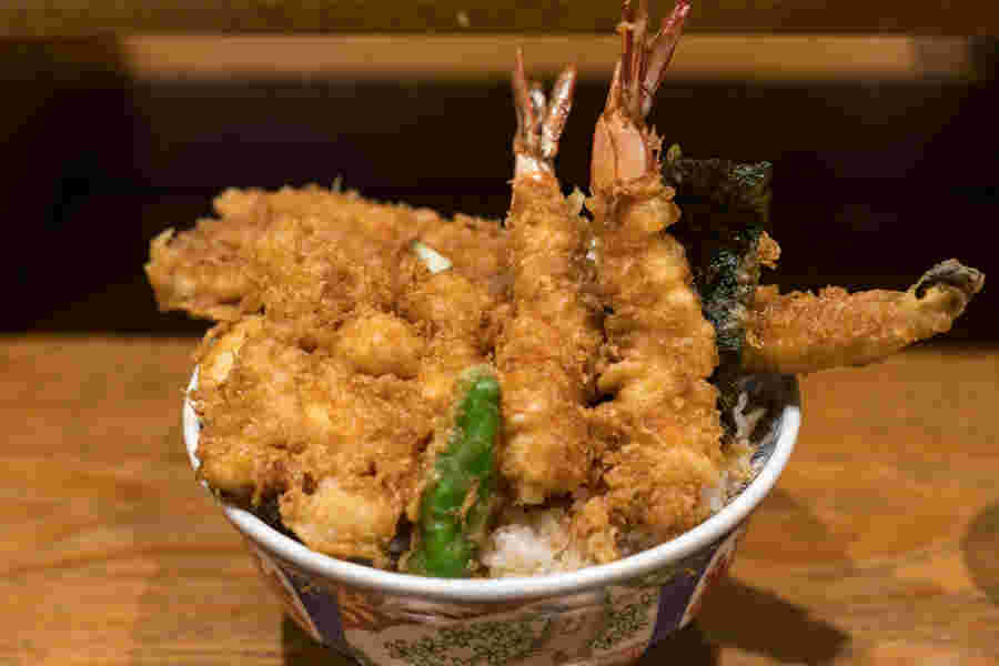 金子半之助の天丼