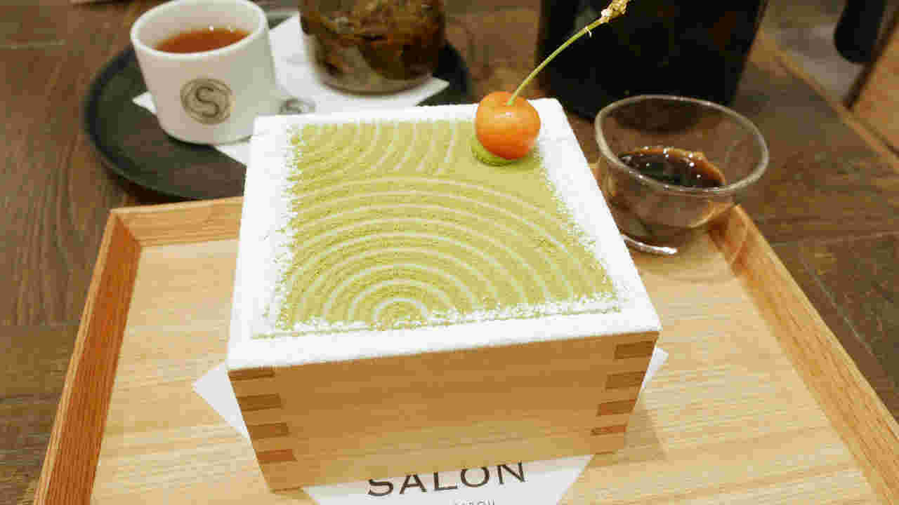 SALON GINZA SABOUの宇治抹茶ティラミス
