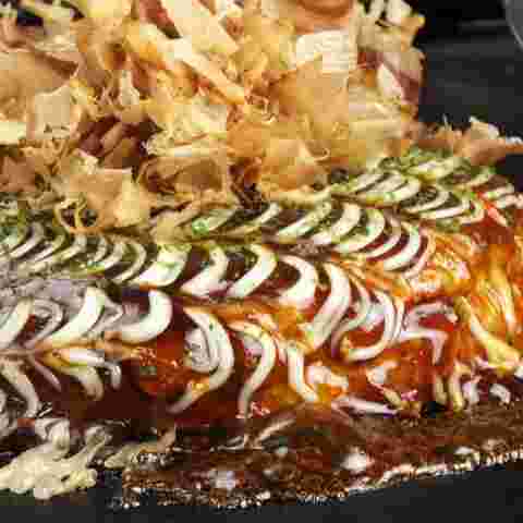 SABOTENのお好み焼き