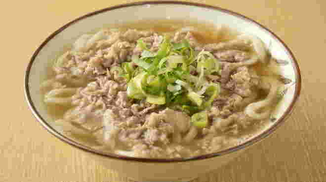 青ネギの乗った肉吸い