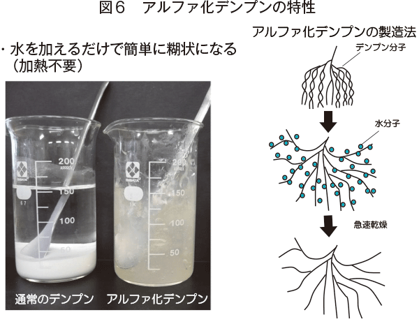 アルファ化デンプン
