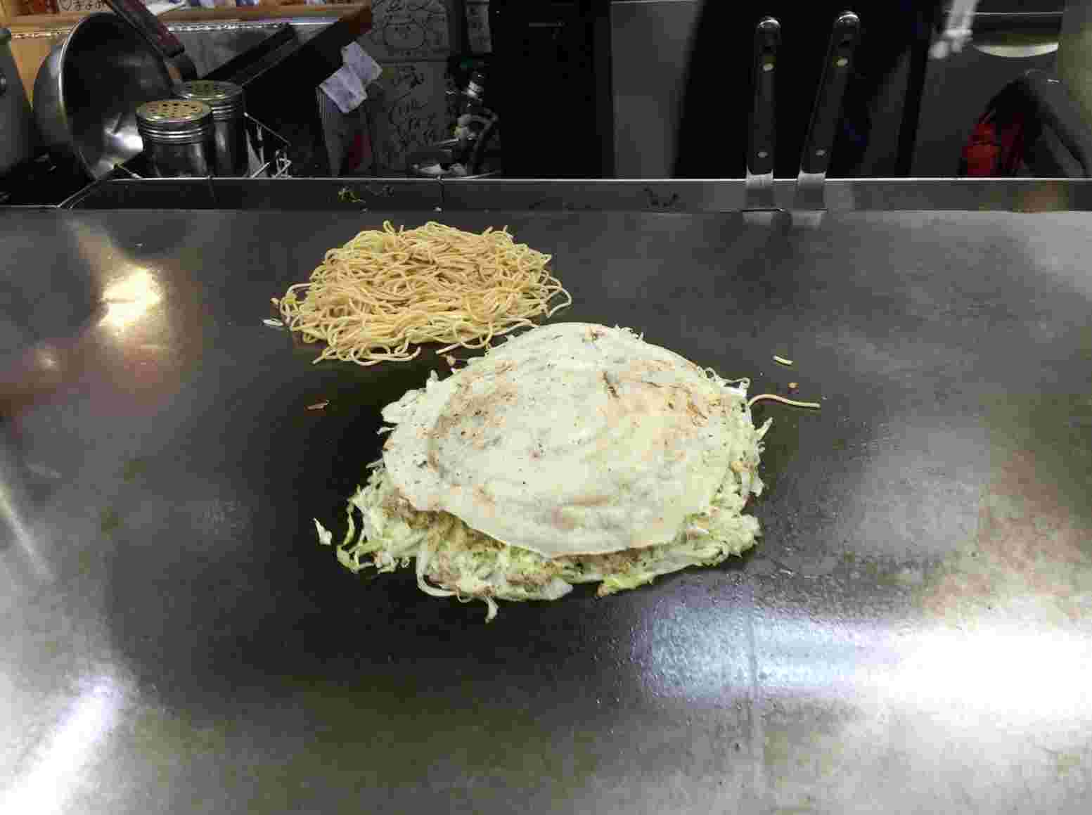 あとむのお好み焼き・制作過程