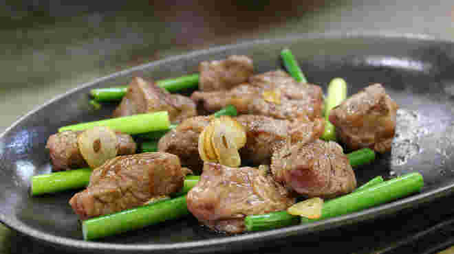 「大丸堂」の鉄板焼き