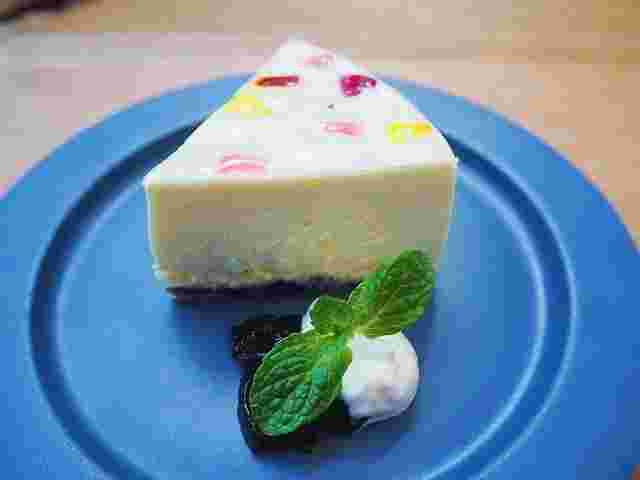 しっとりレアチーズケーキ