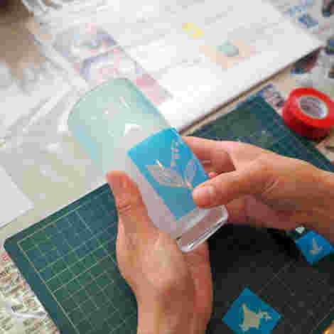 サンドブラスト体験