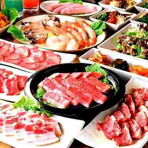 焼肉蔵の肉の数々