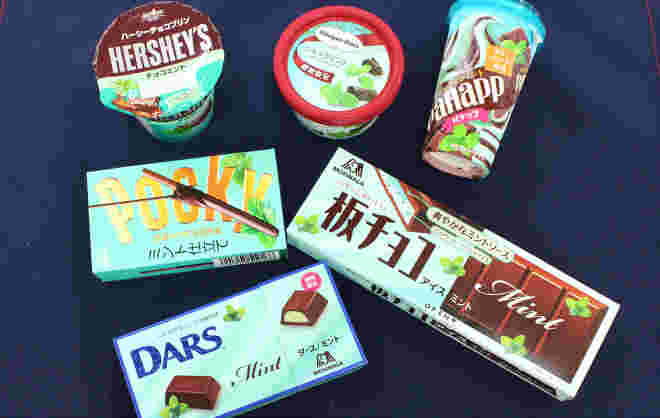 チョコミントや関連のお菓子