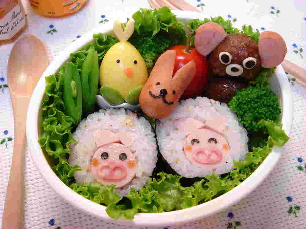 ぶたさんの海苔巻き