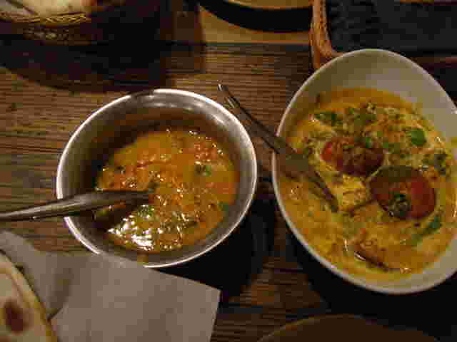 色々な種類のグルガオンカレー