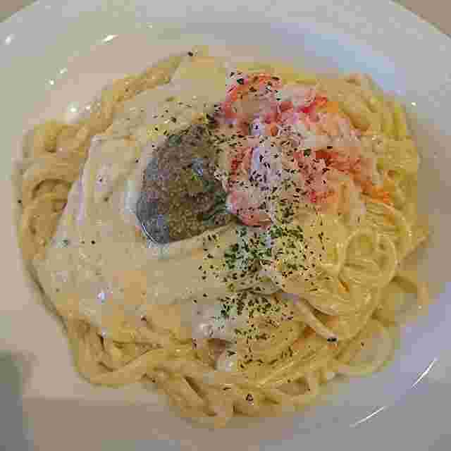 カニみそクリームスパゲティ