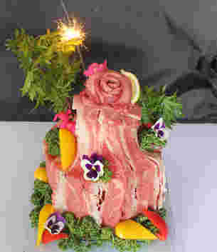 肉ケーキ