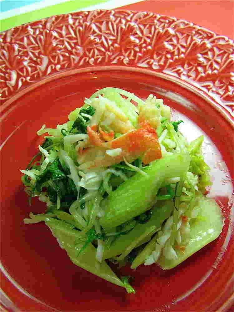 ｢カニとセロリの前菜｣の画像