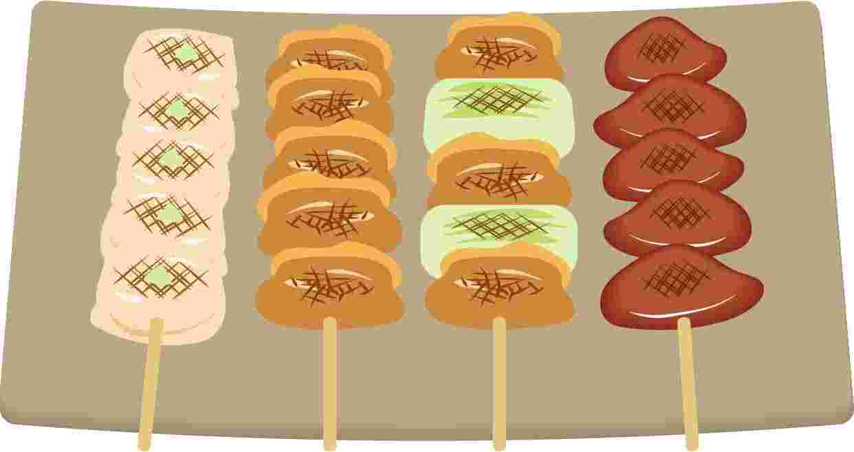 焼き鳥のイラスト
