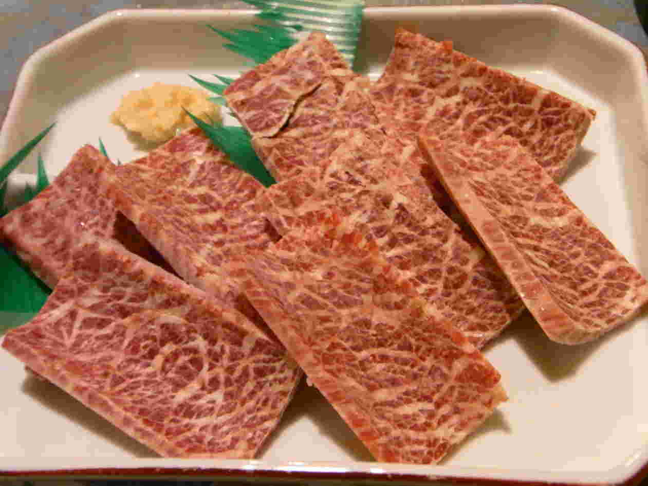 きれいな霜降りの肉