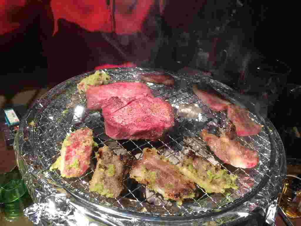 迫力の焼き肉