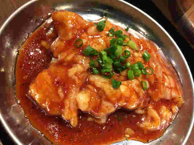 焼肉房家上野6丁目店のホルモン
