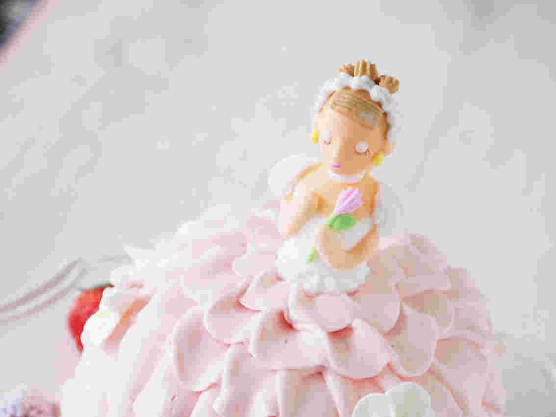 プリンセスのケーキ