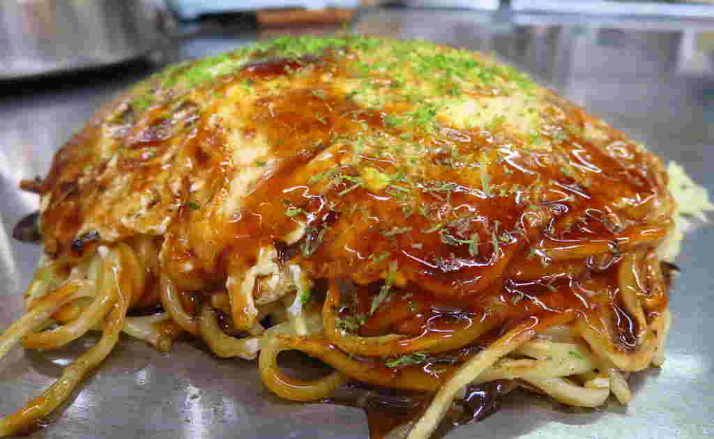 広島お好み焼き大樹のお好み焼き