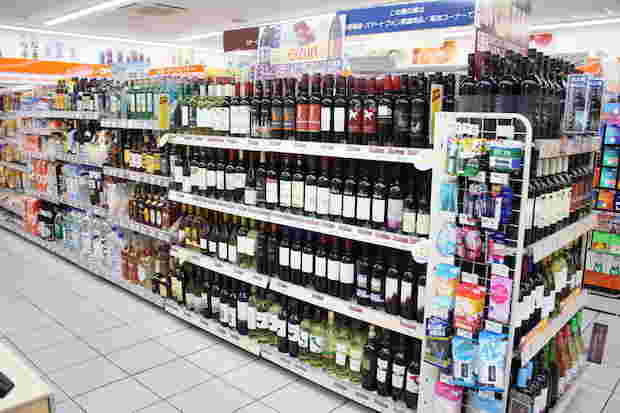 セイコーマートのアルコール売り場