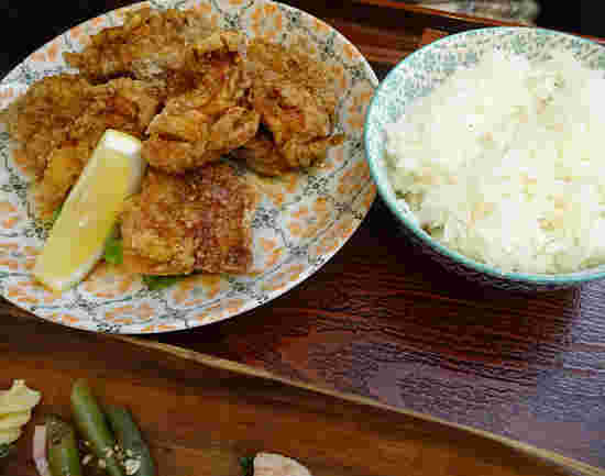 から揚げ定食