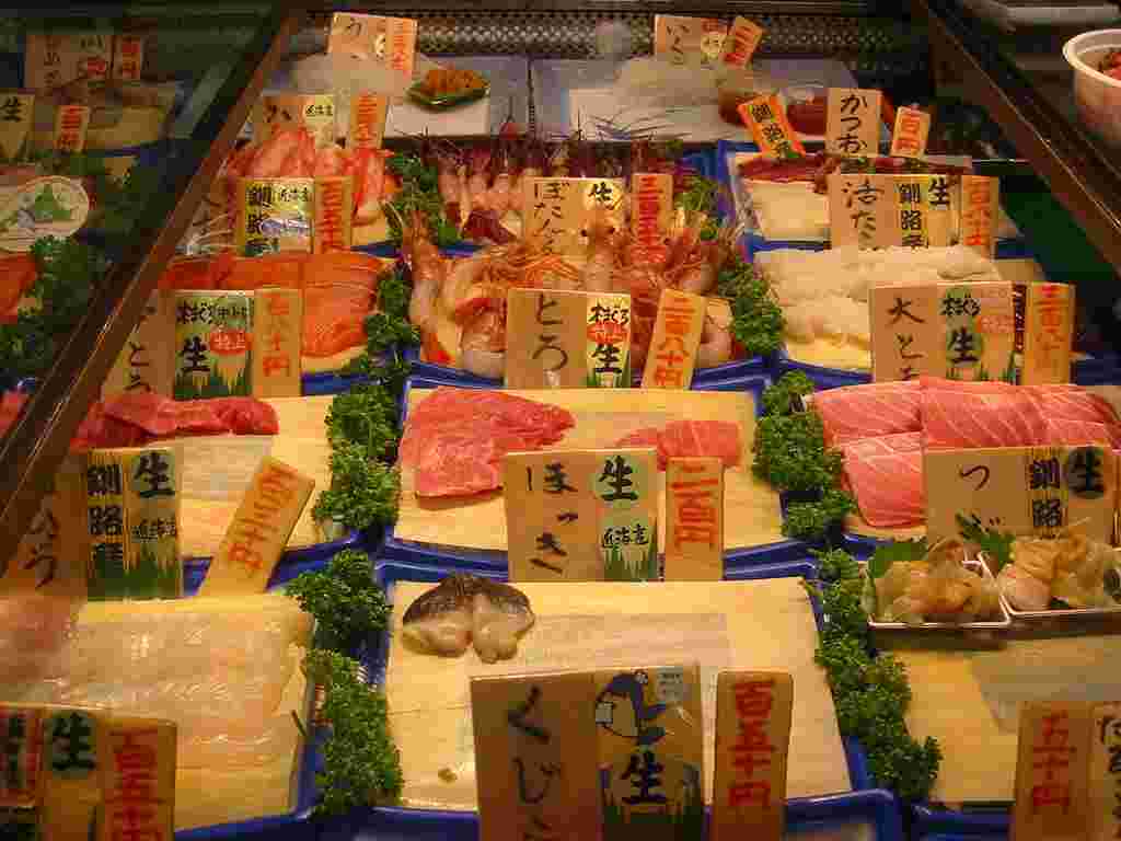 和商市場の勝手丼の刺身