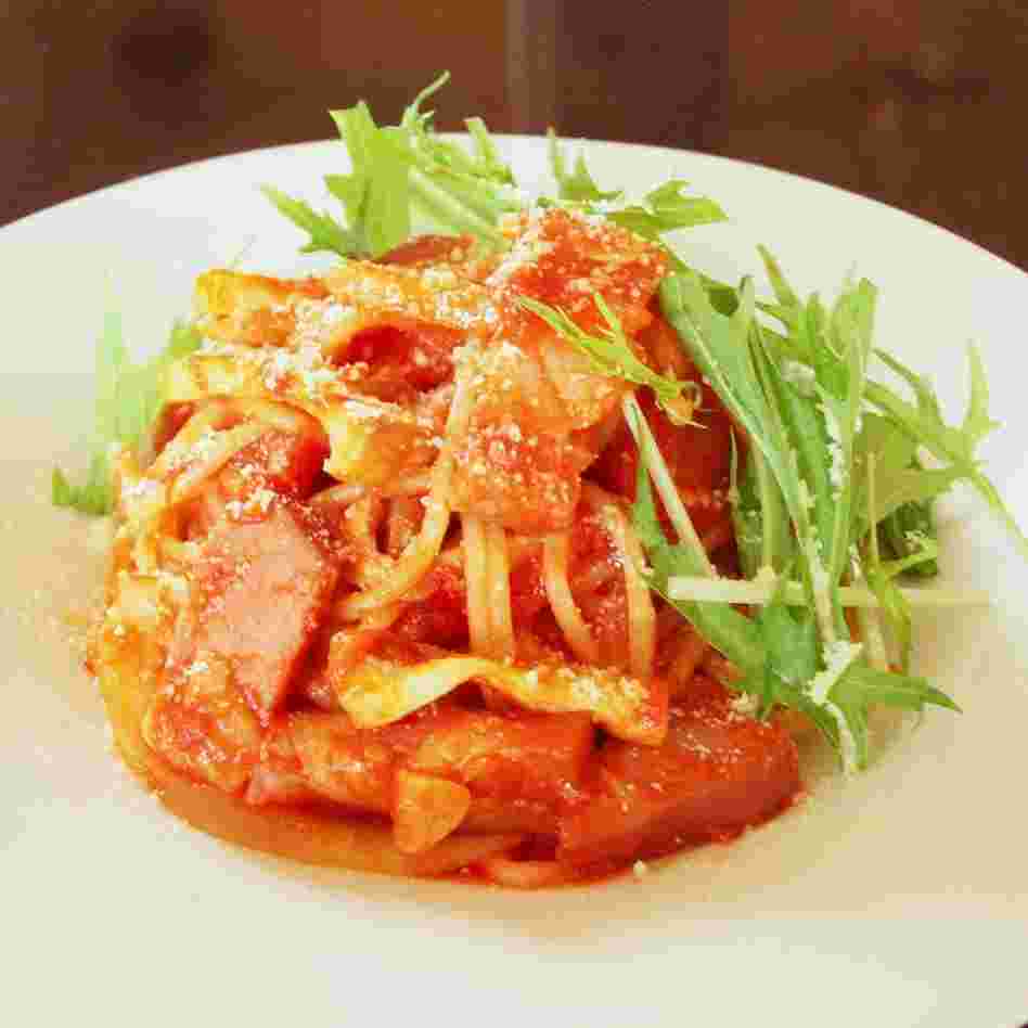 鮮やかなパスタ