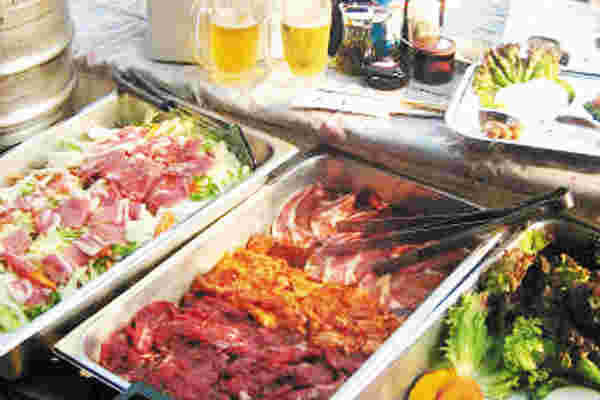 ファイヤービーフの焼肉セット