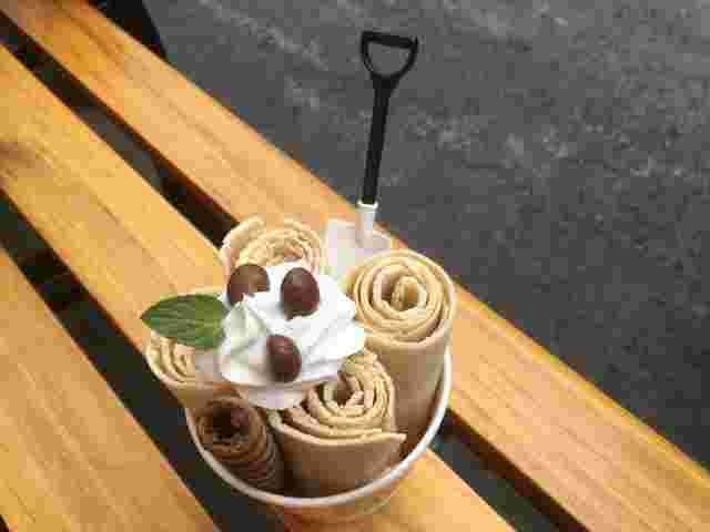 カフェシュエットのロールアイス